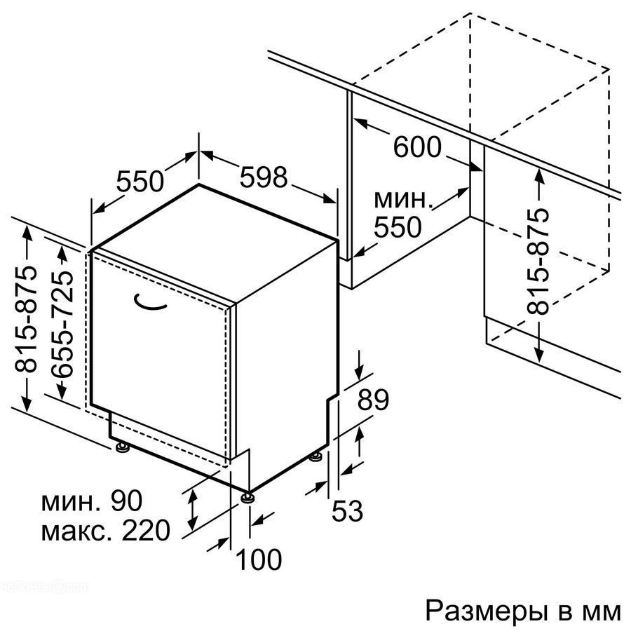 Посудомоечная машина BOSCH SMV2HMX1FR за 46 590 Р | ЧёПоЧём